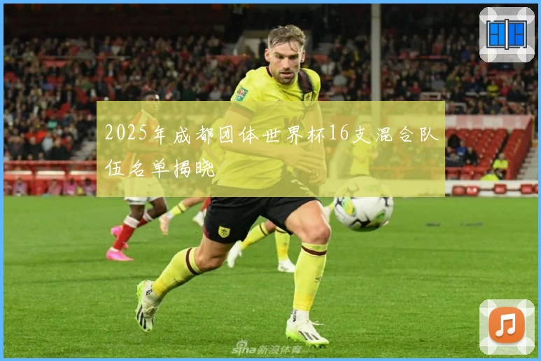 2025年成都团体世界杯16支混合队伍名单揭晓